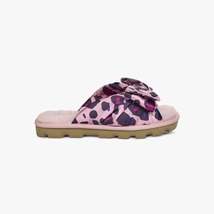 Ugg Lushette Leopard Puffer Women Slippers Purple/Pink (1706BSYOE)